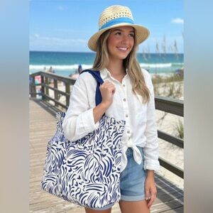 Beach Set!!! Tote, Flops & 2 Hats!! NWOT